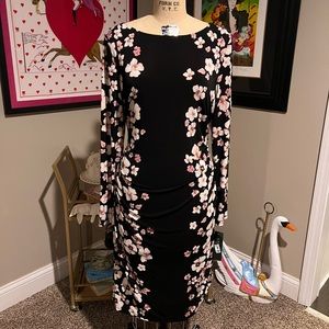 Black & Floral Ralph Lauren Dress NWT